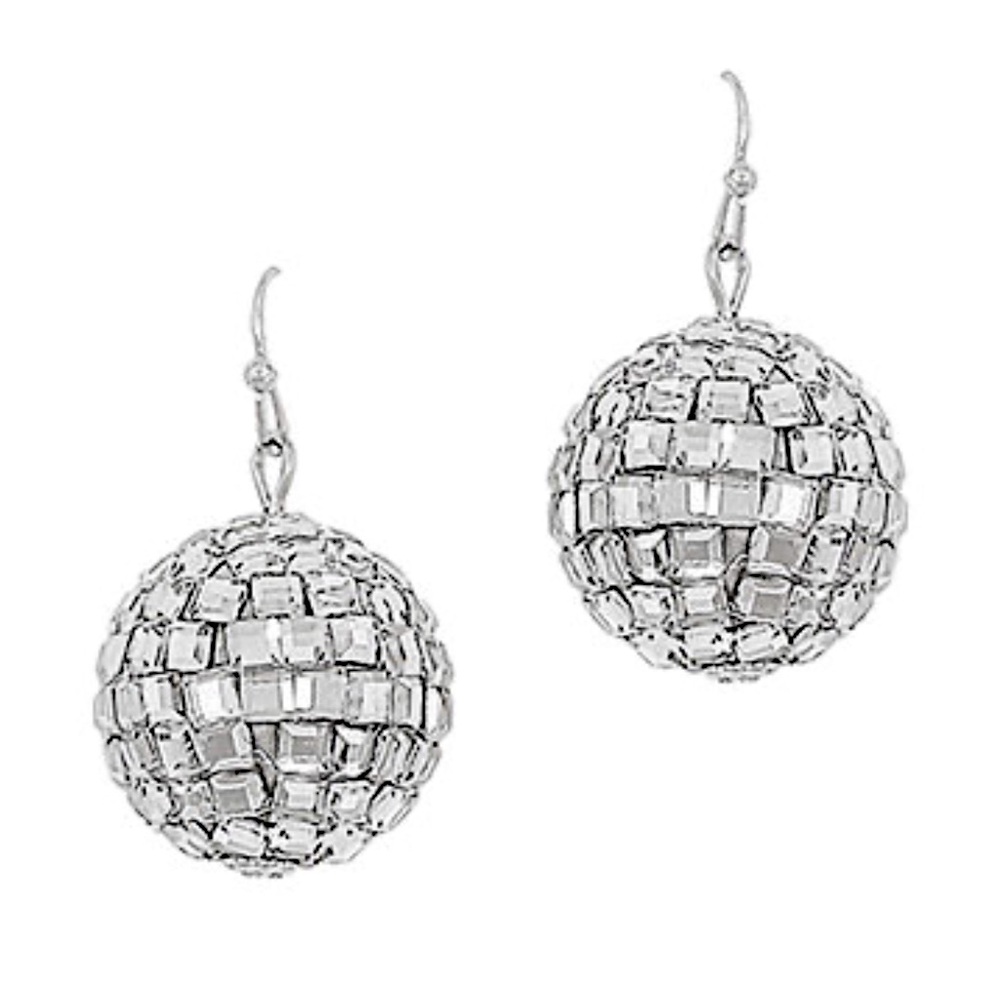 Disco Ball Drop Earrings
